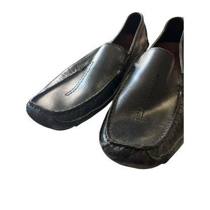 Clarks England Men's Sz 11M Shoes Black Leather Comfort Casual Moccasin Loafers