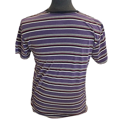 Size Medium OP Striped Pocket T Shirt Short Sleeve V-Neck