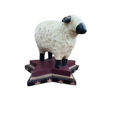 Harvest Scents & Traders Sheep With Stars Rustic Fourth Of July Decor Farmhouse