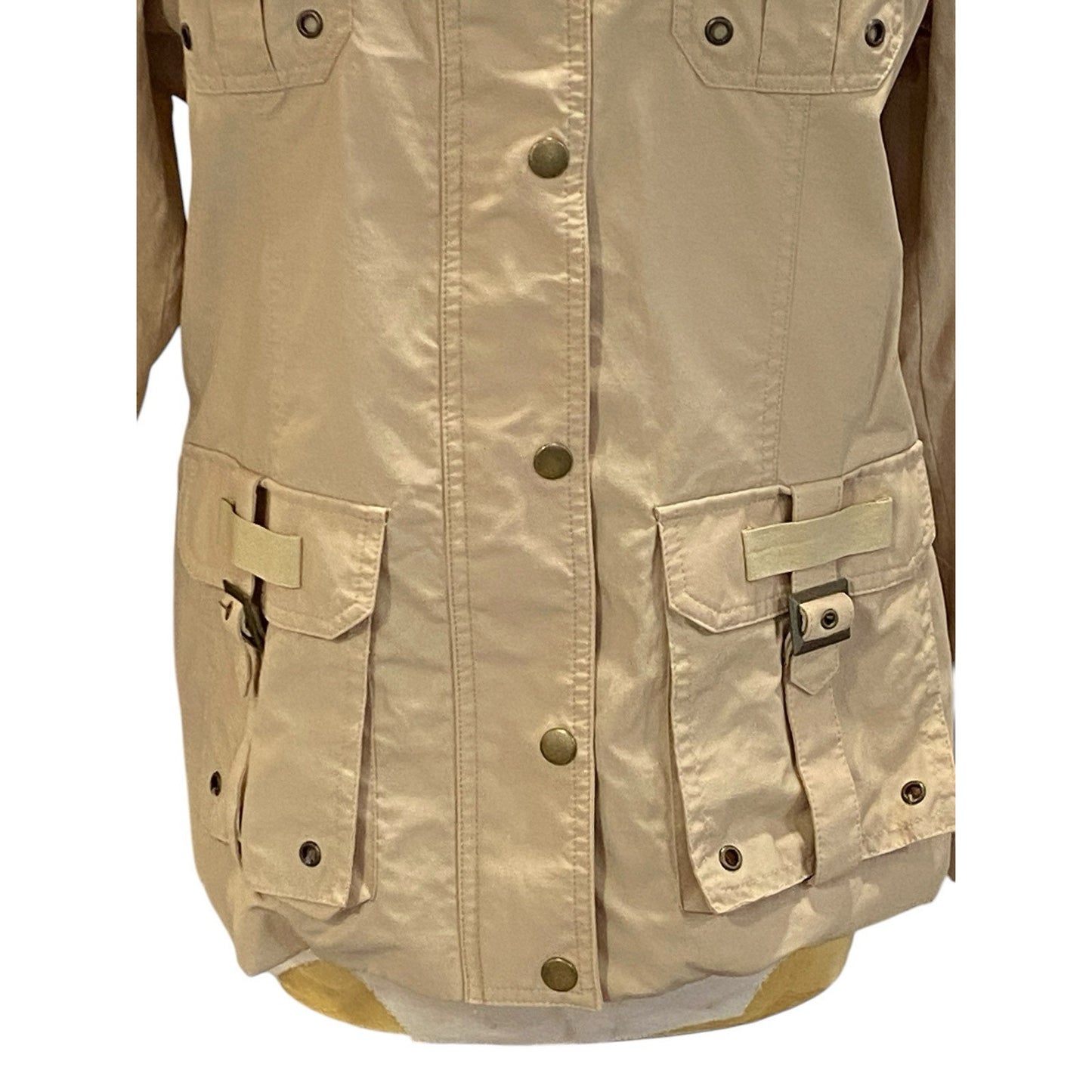 Montana Co. Jacket Size Medium Safari Tan Twill 4 Pocket Gorpcore Adventure