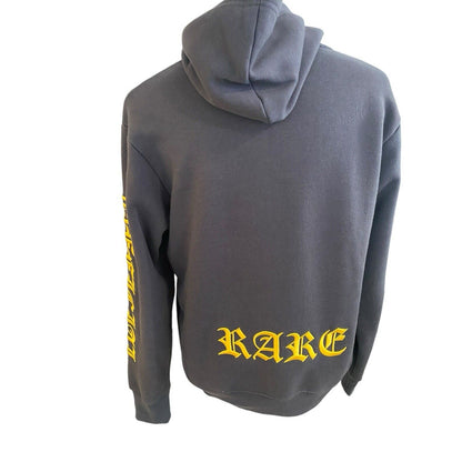 Large Be Original Rare Official y2k Style Gray Embroidered Hoodie