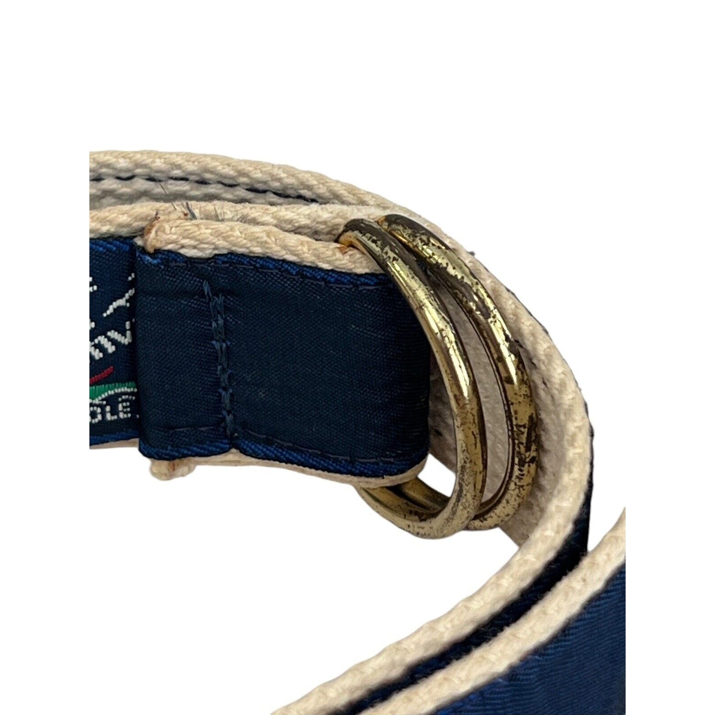 90’s Cape Cod Canvas Rainbow Belt Youth Fits Up To 26” Preppy Y2K Vintage Mass