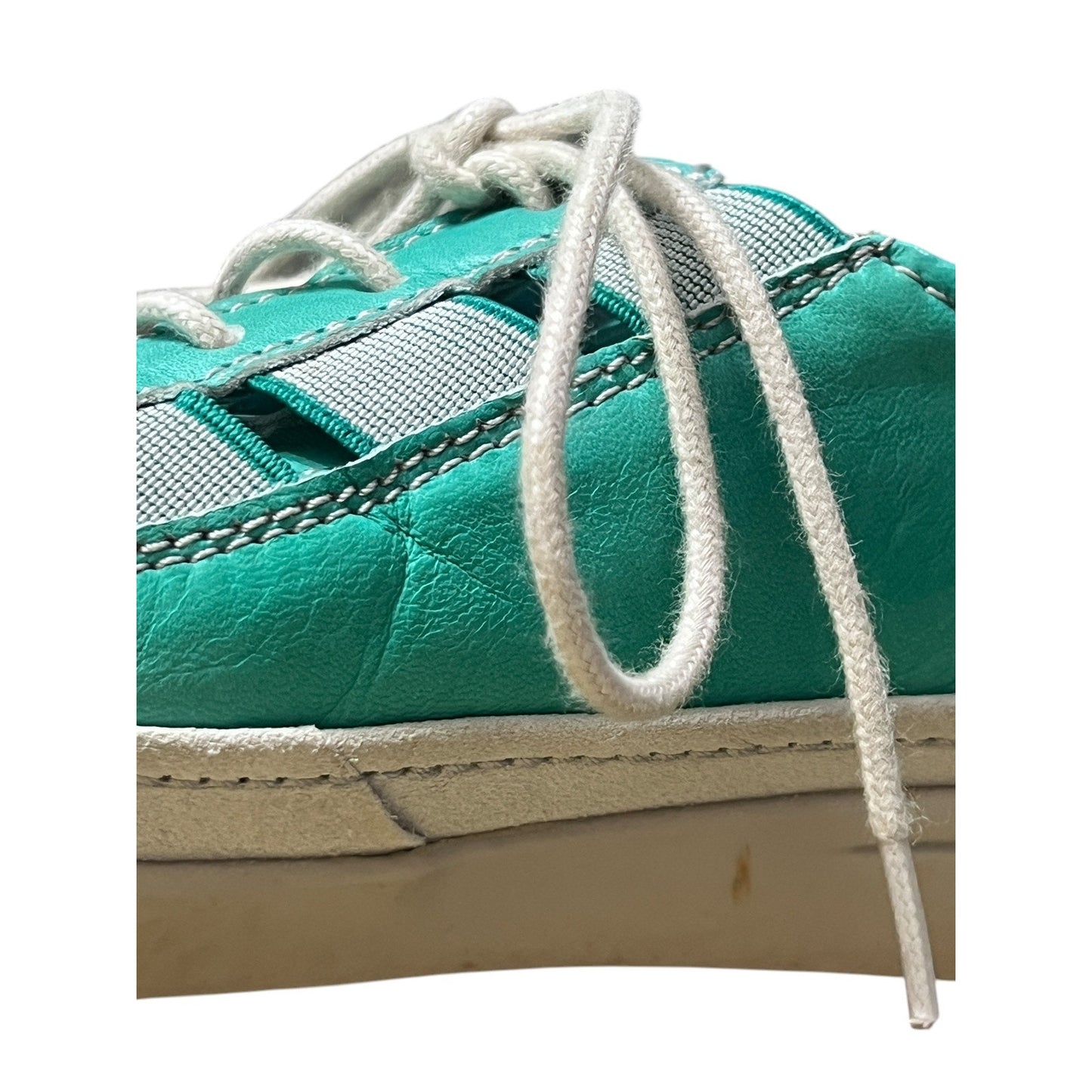 7.5 Turquoise CLOUD Brand Sneakers Size 38 Leather Comfort