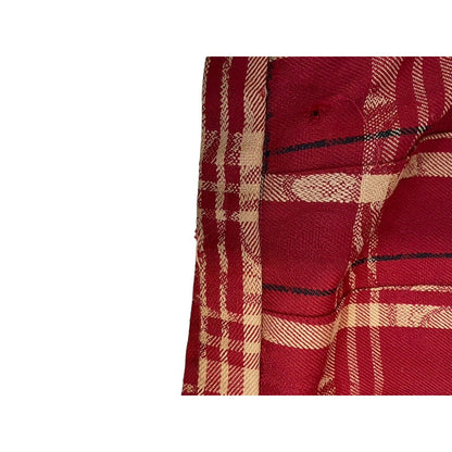 Vintage Pendleton Red Plaid Vintage Virgin Wool A Line Skirt See Measurements Szcon