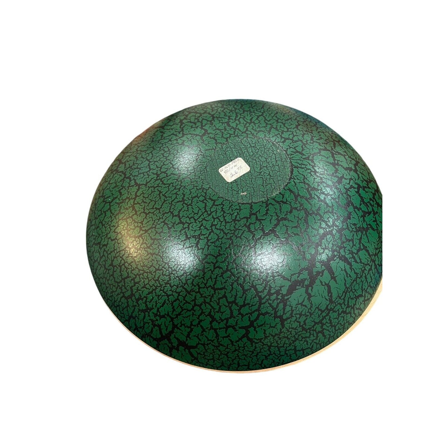 CWP Wayland NY. Hand Turned Wooden Bowl Watermelon Handpainted 9.5” Set Of 2