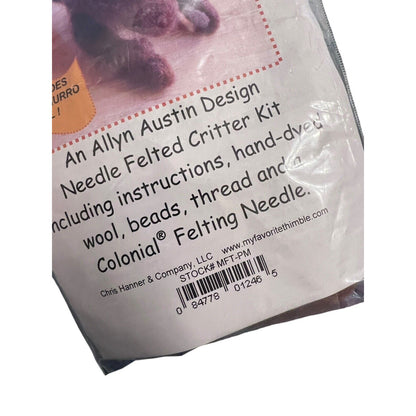Needle Felted Critter Kit Allyn Austin Navajo Churro Wool Peanuts The Monkey NEW