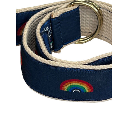 90’s Cape Cod Canvas Rainbow Belt Youth Fits Up To 26” Preppy Y2K Vintage Mass