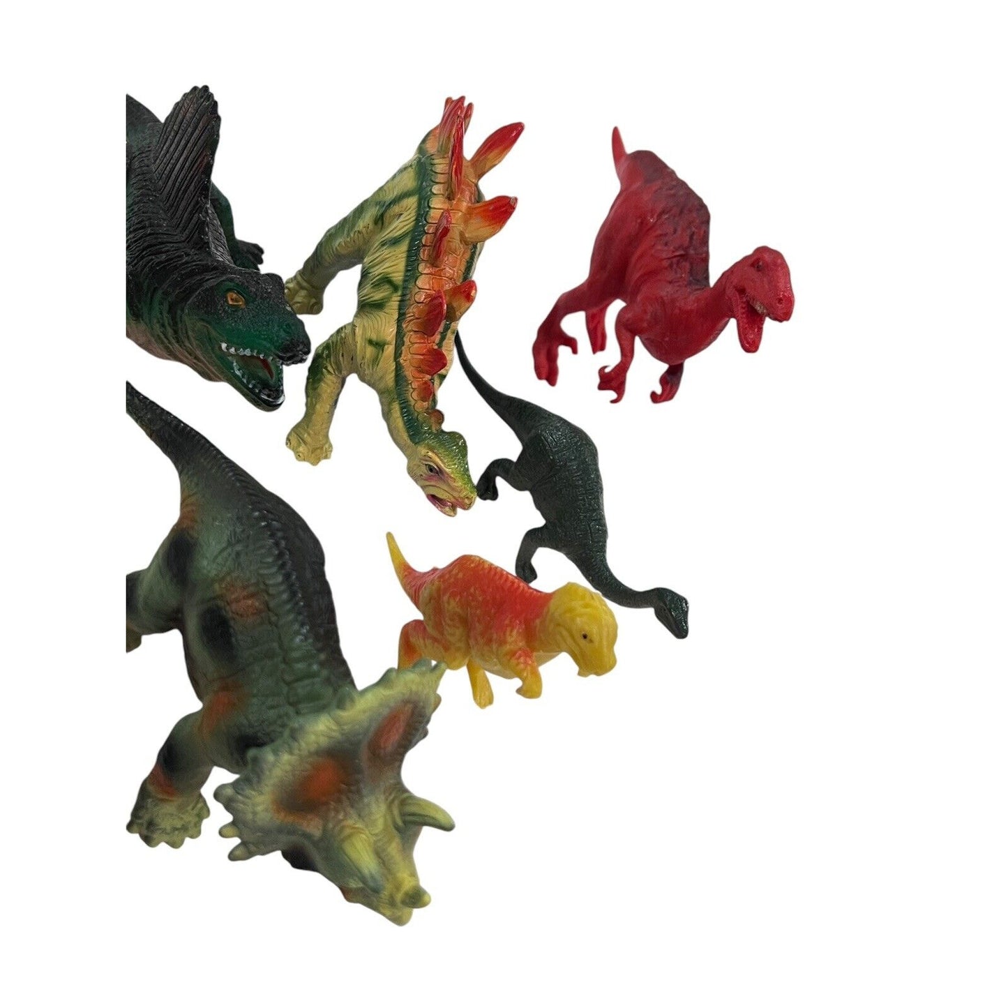 Lot of Miscellaneous Toy Dinosaur Figures medium small rubber plastic