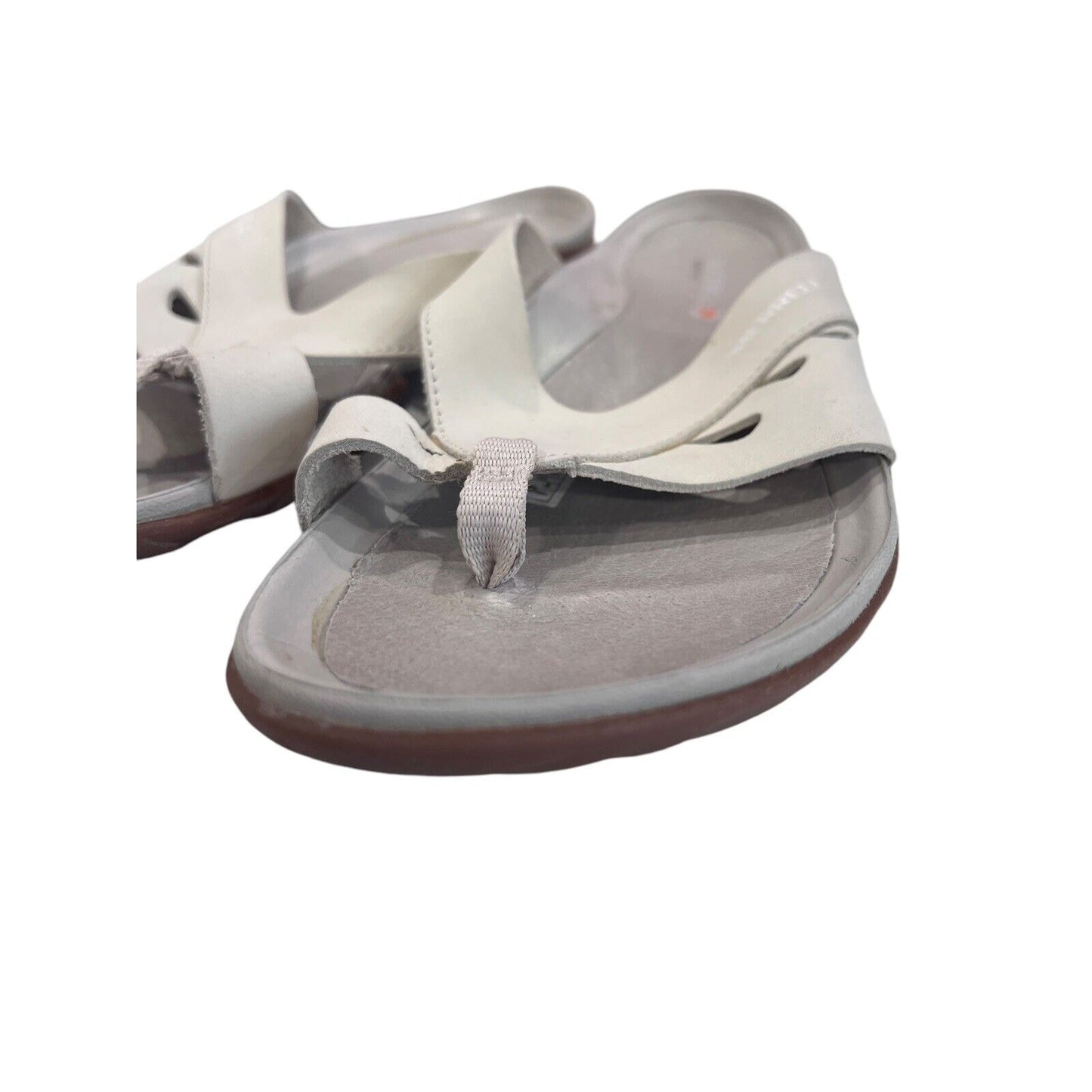 Merrell Flutter Wrap Sandals Off White 1455559 Comfort Toe Loop Womens Size 8