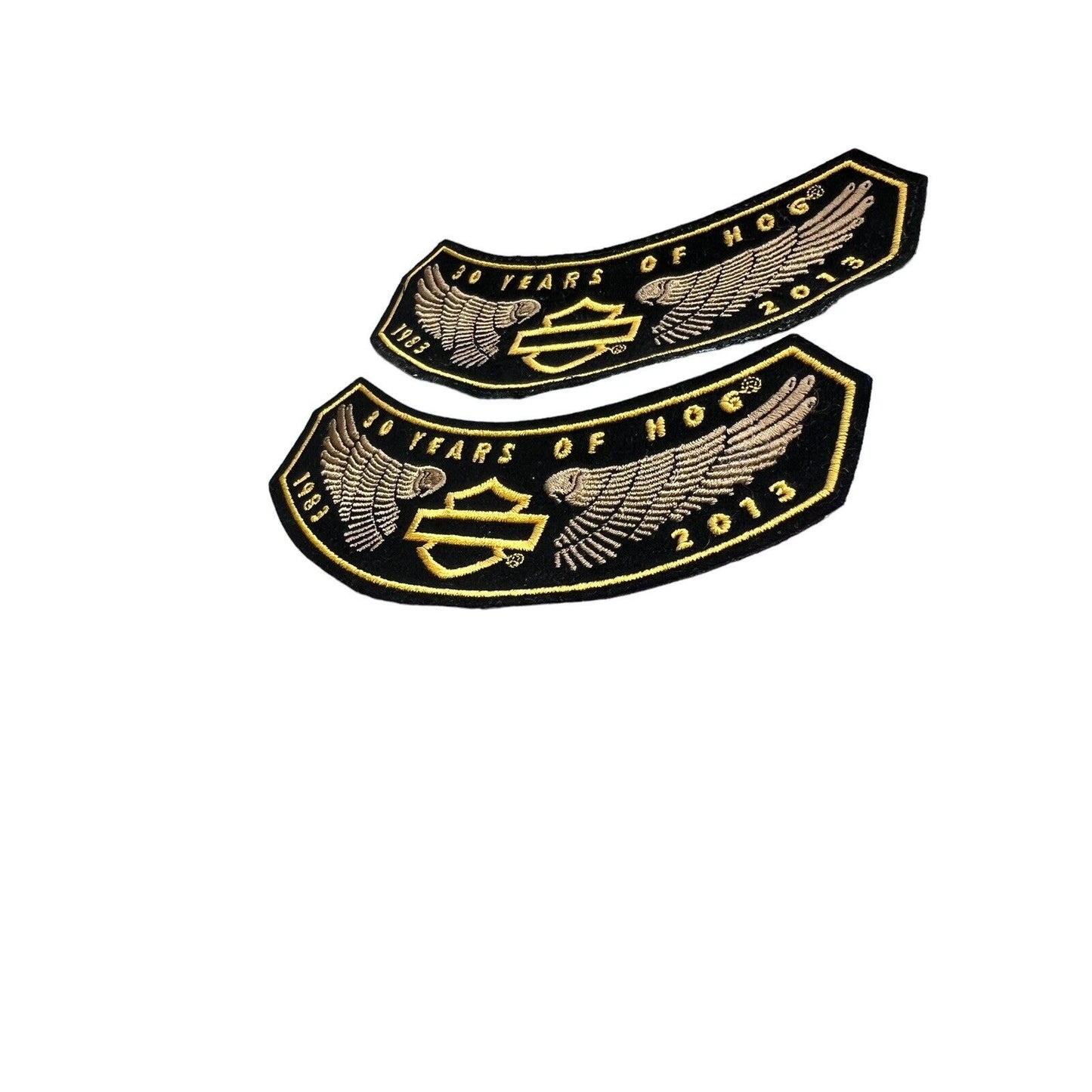 Harley Davidson 30 Years Owners Group HOG Patch Pin Set 1983 - 2013 New