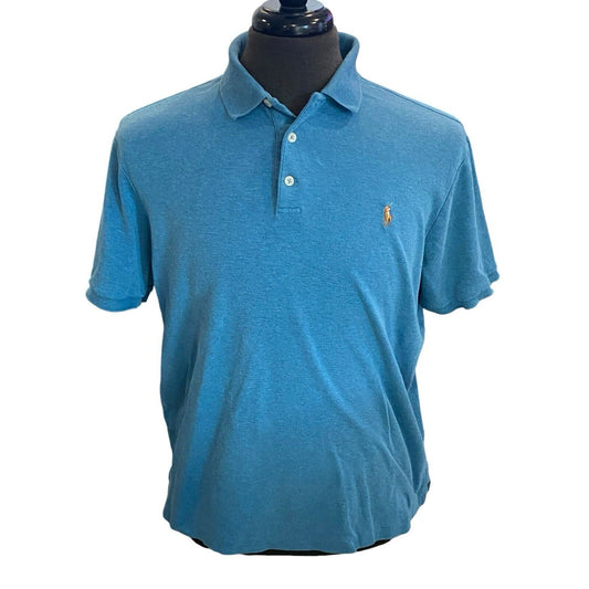 Size Large Teal Men’s Polo Ralph Lauren Polo Shirt Short Sleeve