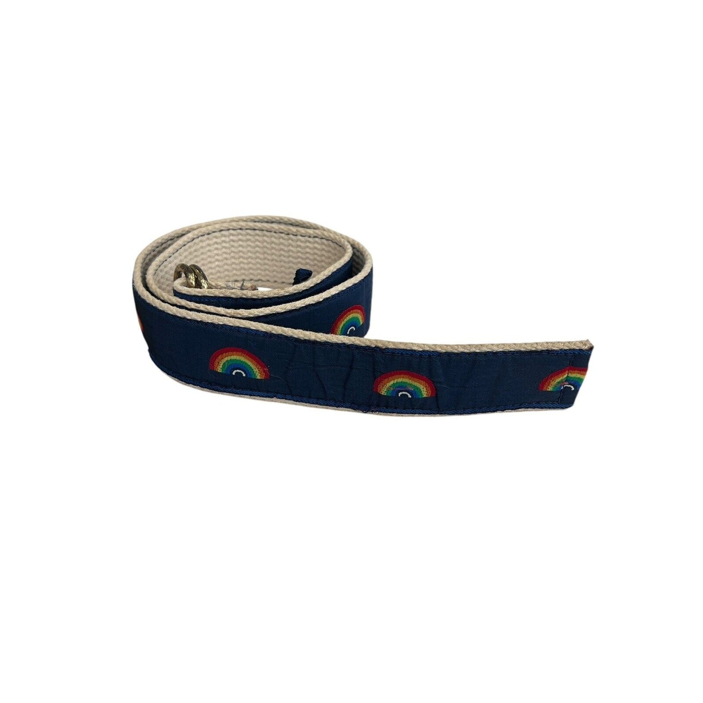 90’s Cape Cod Canvas Rainbow Belt Youth Fits Up To 26” Preppy Y2K Vintage Mass