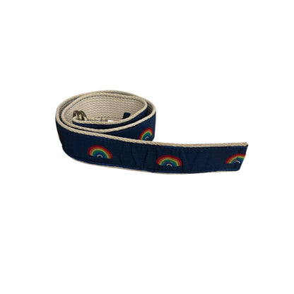90’s Cape Cod Canvas Rainbow Belt Youth Fits Up To 26” Preppy Y2K Vintage Mass