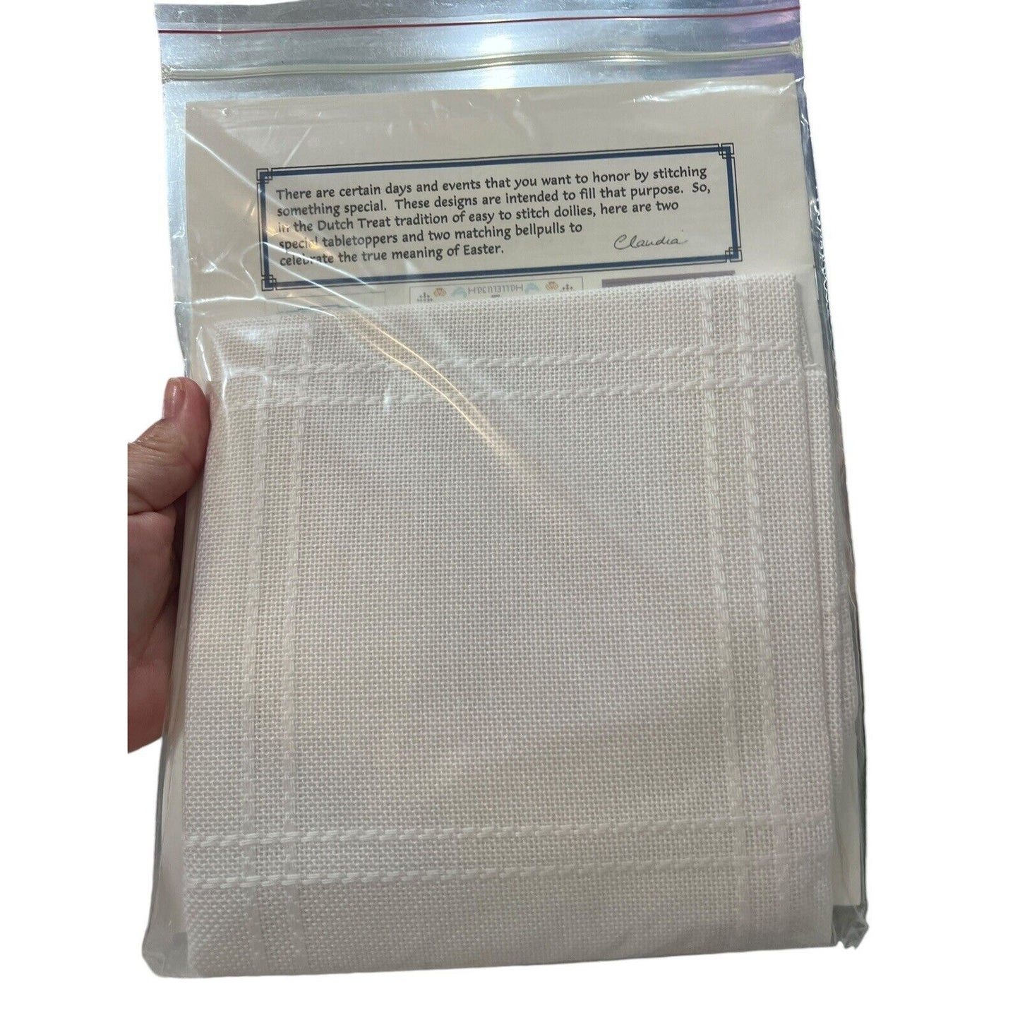 Claudia Dutcher Treat Designs Resurrection Table-topper Cross Stitch Kit Bell