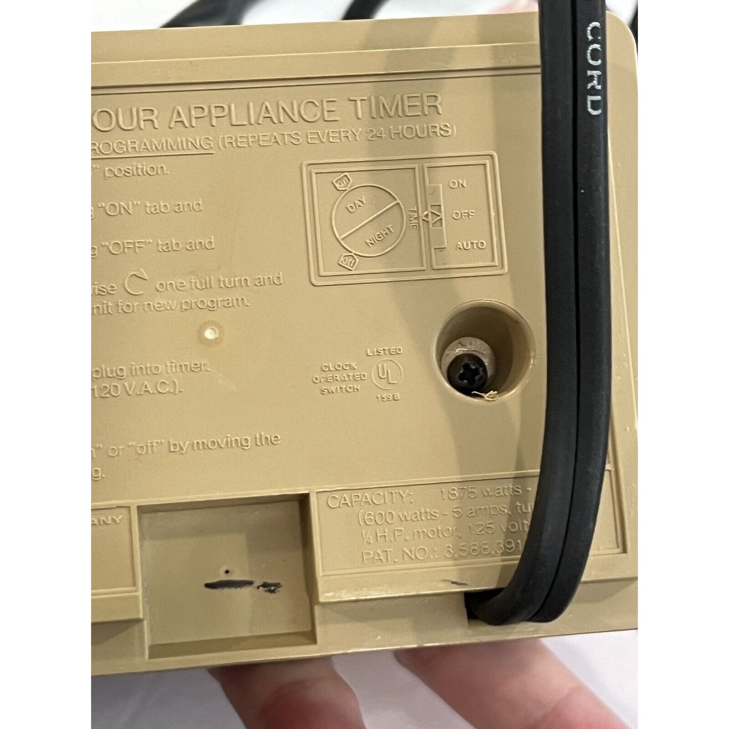 Vintage Ingraham Heavy Duty 24-Hour Multiple Program Appliance Timer Set 2