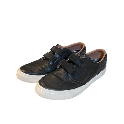 9.5 Rare Nike SB Zoom Janoski AC dunk 705405-002 Triple Black Leather Shoes Skat