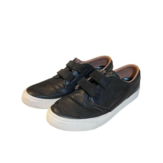 9.5 Rare Nike SB Zoom Janoski AC dunk 705405-002 Triple Black Leather Shoes Skat