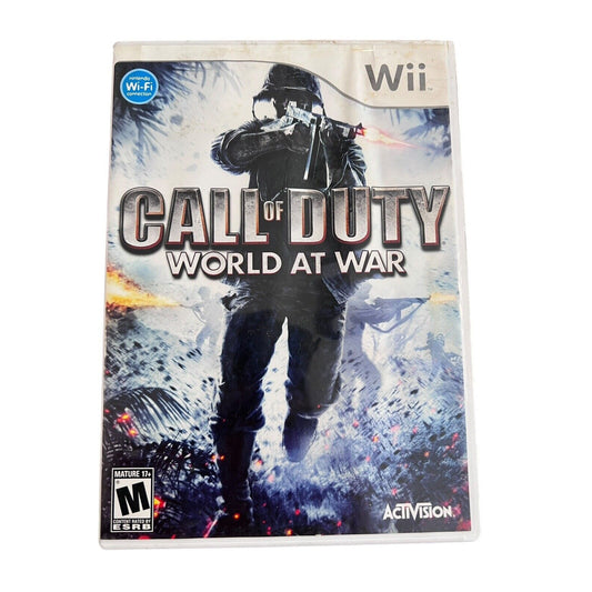 Call of Duty: World at War Nintendo Wii Game Complete With Manual Tested Works