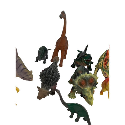 Lot of Miscellaneous Toy Dinosaur Figures medium small rubber plastic