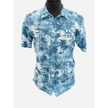 SALT LIFE Live Salty Short Sleeve Hawaiian Shirt Fishing Outdoor Boating Size Sm
