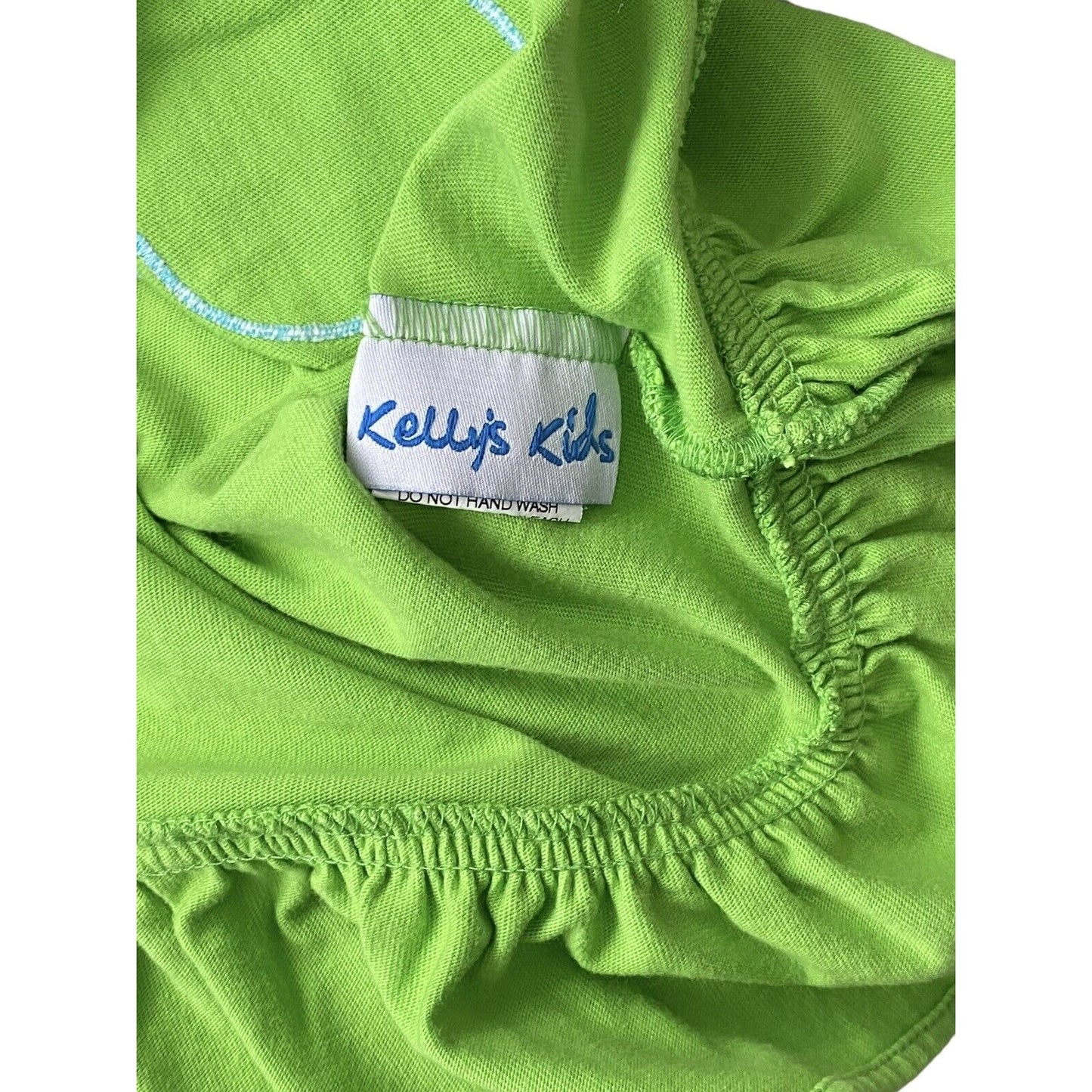 Size 7/8 Kelly's Kids Girls Green Tunic Ruffle Pant Outfit 2 Piece Shirt & Pants