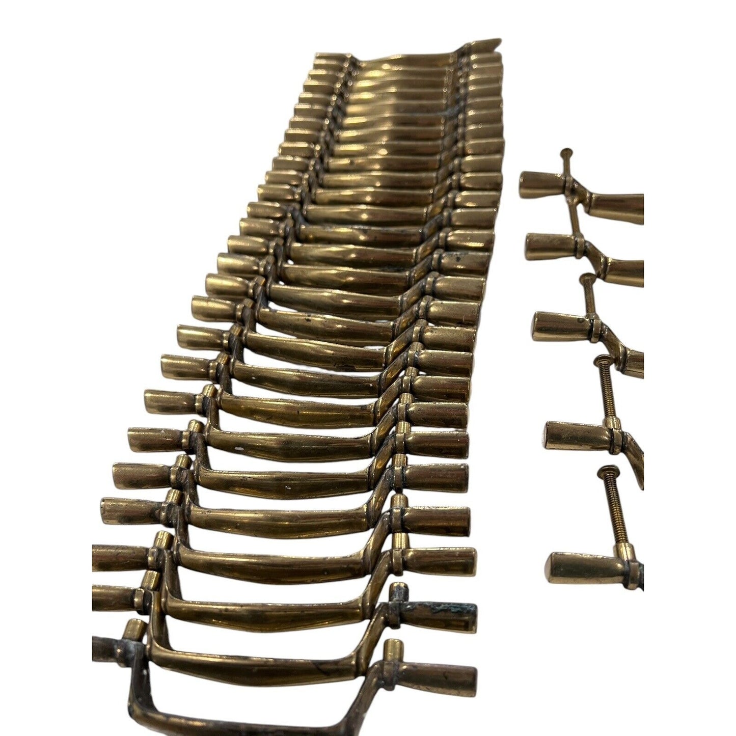 KBC Brass plated Cabinet Drawer Pulls 32 Pc Lot KBC PN# N18230 3" On Center