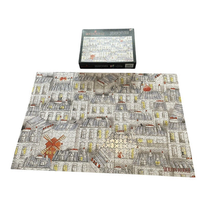 Moulin Rouge One Thousand Piece Jigsaw Puzzle Go! Games 1000 Opened Complete