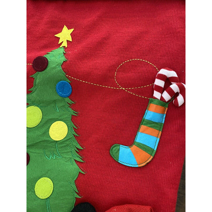 Disney Jumbo Extra Large 4 Ft Christmas Stocking Mickey Minnie Pluto 3D 4' x 2'