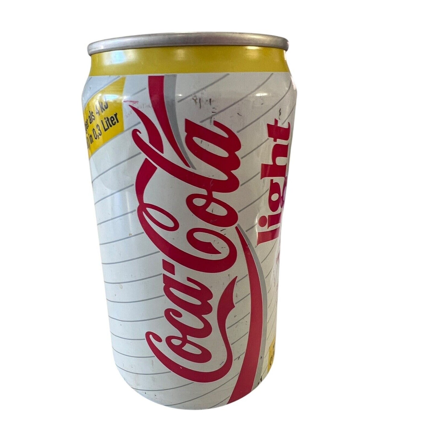 Vintage Coke Light Diet Coca Cola Soda Can German