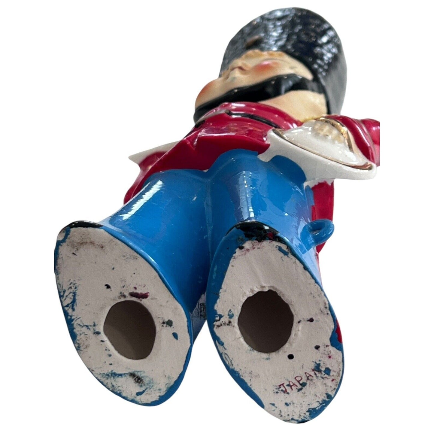 Vintage Mid Century Queens Royal Guard Ceramic Figurine Japan Chalk ware MCM