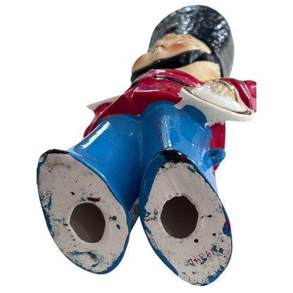 Vintage Mid Century Queens Royal Guard Ceramic Figurine Japan Chalk ware MCM