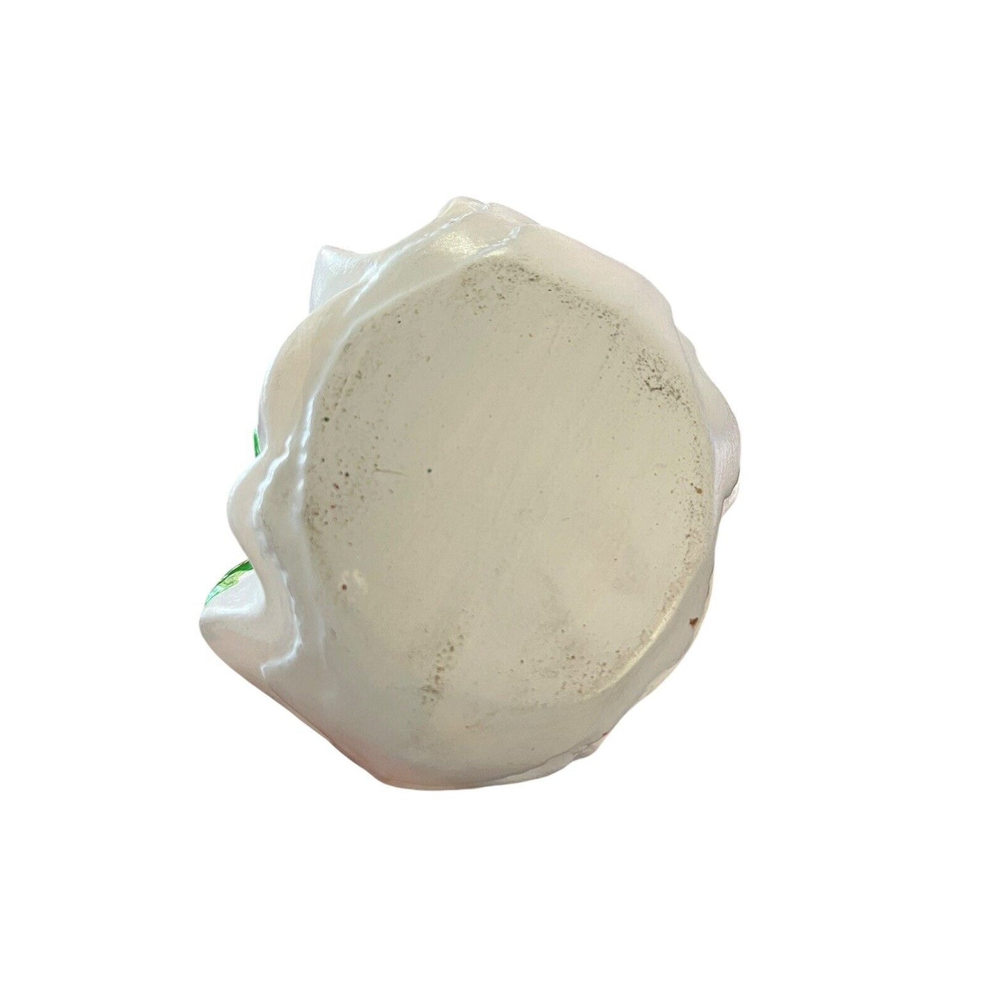 Vintage HOLLY GIRL Christmas Figurine Vase Large Planter 7x6x5 Handpainted