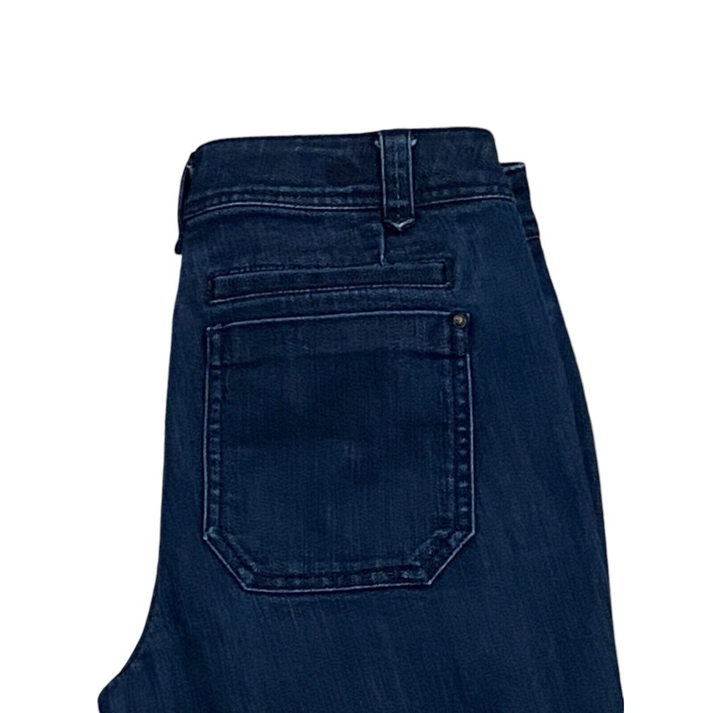 Size 26 Anthropologie Leifsdottir Lace Up Leg Equestrian Dark Wash Jeans EUC