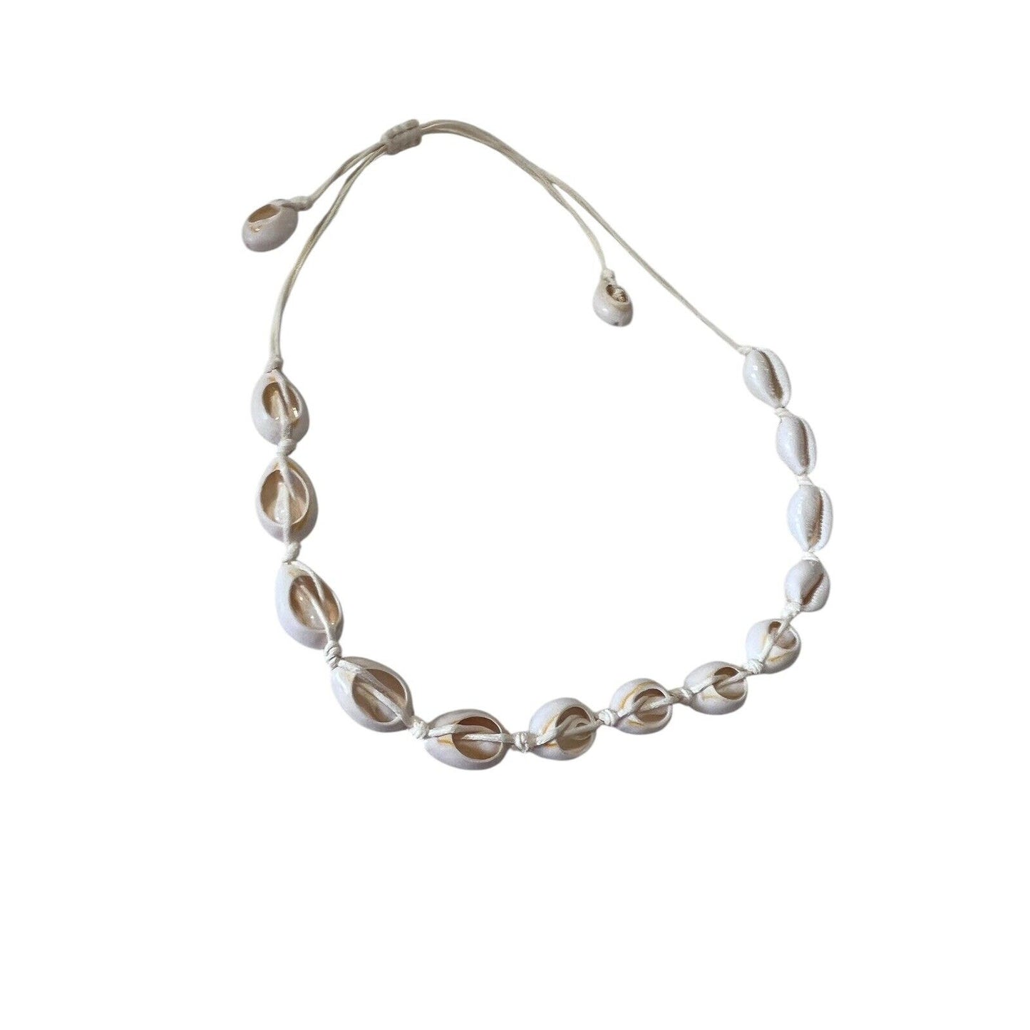 Molokai Puka Shell Necklace Corded Seashell Necklace Hawaiian Beach Free People