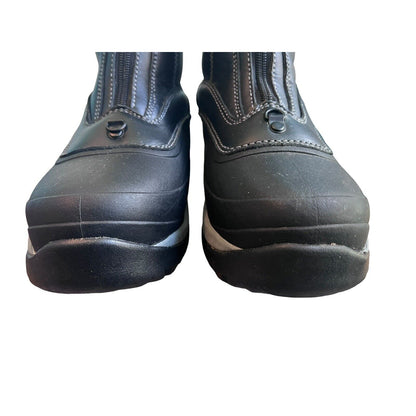 Lands End Waterproof Primaloft Boots Women 7 Boy 6 Leather Rubber Rain Snow