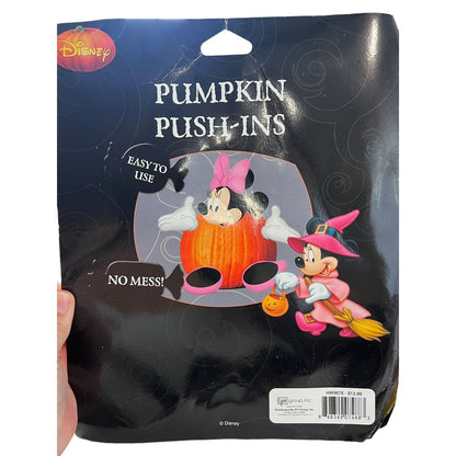 Disney Mickey & Minnie Mouse Pumpkin Push In Halloween Decoration Carving