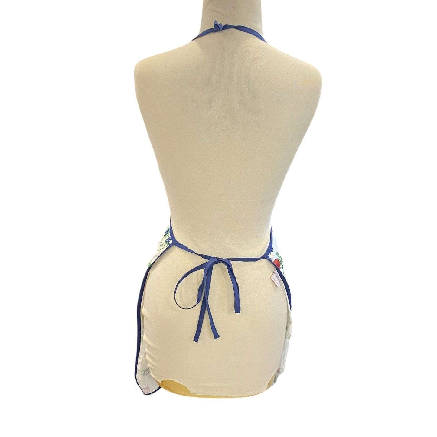 Vallesusa Strawberry Kitchen Apron Adult One Size 100% cotton Made In Italy