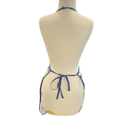 Vallesusa Strawberry Kitchen Apron Adult One Size 100% cotton Made In Italy