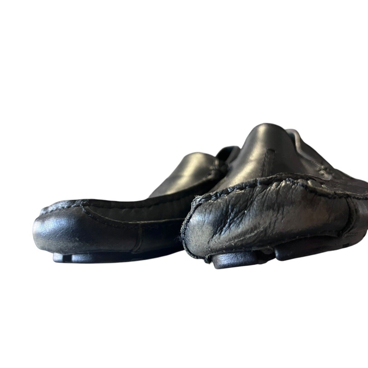 Clarks England Men's Sz 11M Shoes Black Leather Comfort Casual Moccasin Loafers