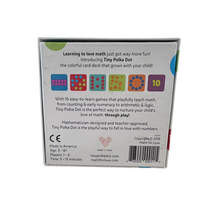 Tiny Polka Dot Math Literacy Game Math for Love Complete Ages 3-8 Homeschool