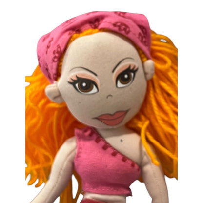 Angelz Fifi "I Love to Party" 16" Collectible Stuffed Doll NWT Pink 70’s Outfit