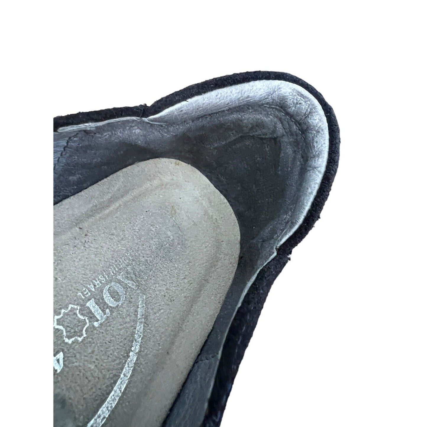 Size 9 (eu 40) Naot Made in Israel Navy Blue Slip On Comfort Shoes