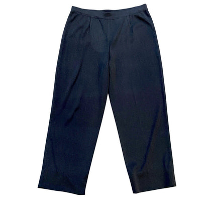 Exclusively Misook Jacket Pant Set XL Petite Metallic Jacket And XL Black Pant