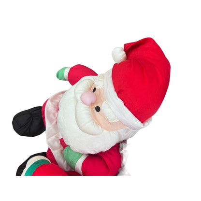 Santa Mrs Claus Christmas Nylon Plush Lot Parachute Soft Stuffed Toys JS Interna