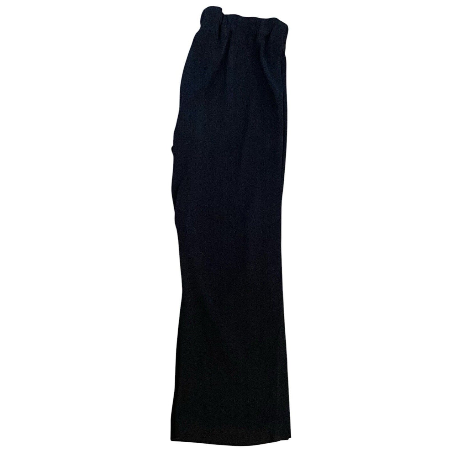 Misook 16 Straight Leg Black Knit Pants Trousers Button Zip