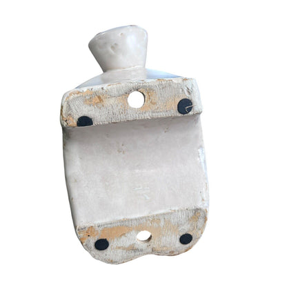 Cow Ceramic Glazed Planter Adorable Unique Brown White