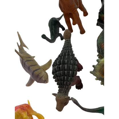 Lot of Miscellaneous Toy Dinosaur Figures medium small rubber plastic