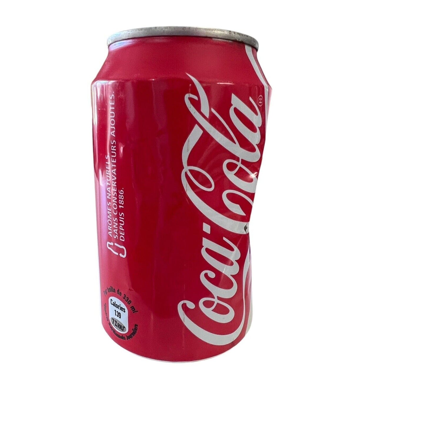France Coca Cola Can French 2012 Dented Empty