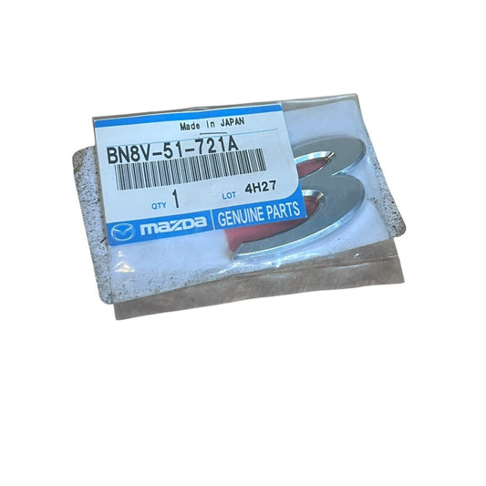 Mazda 3 Rear Chrome "3" Emblem Ornament BN8V-51-721A