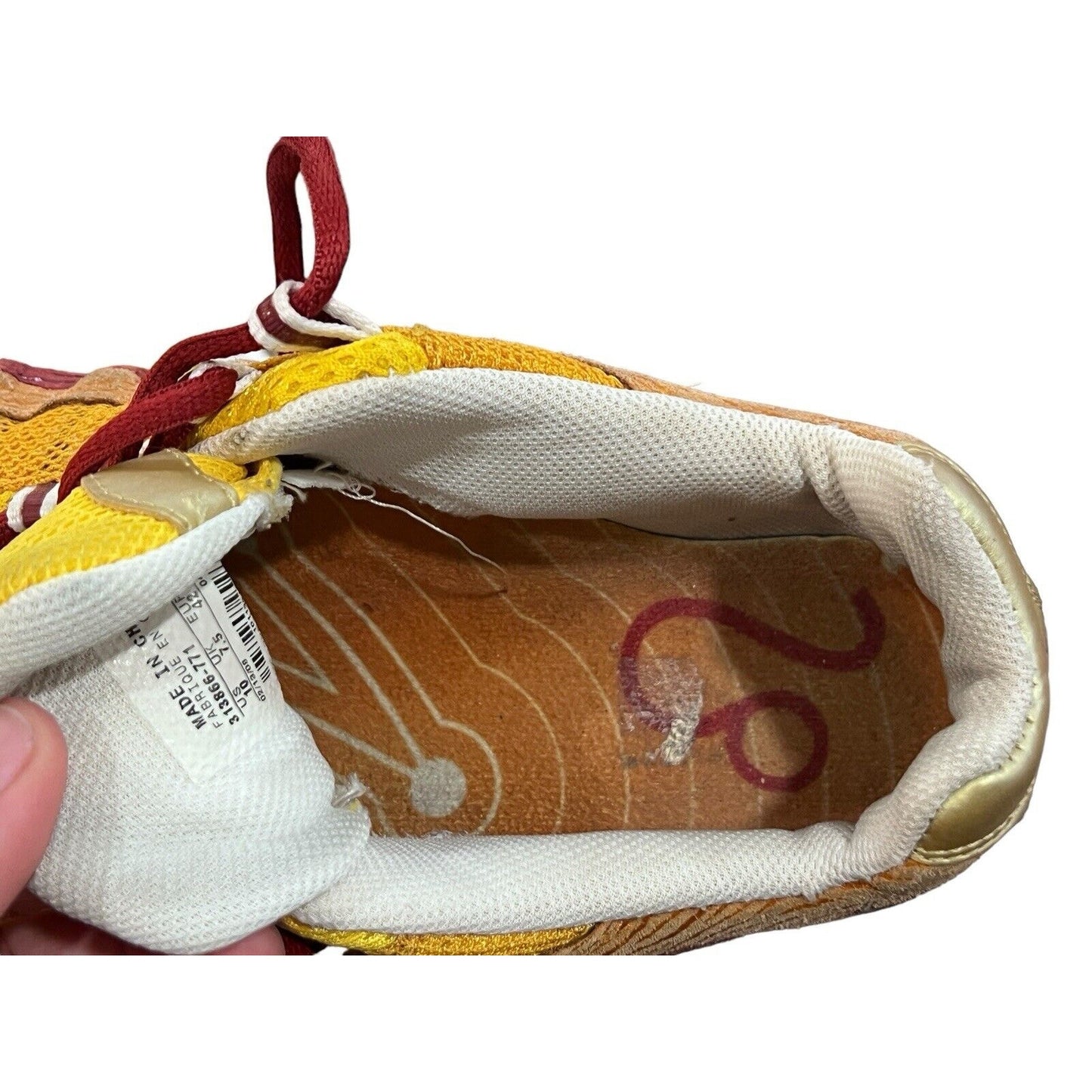 10 Nike Air Max 95 Leo Gold Red Multicolor 313866-771 Women’s 7.5 UK 2008